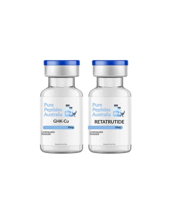 Buy Retatrutide + GHK-Cu Value Bundle | Pure Peptides Australia